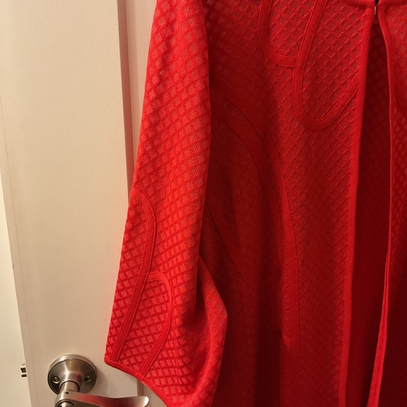 Ming Wang - 2x red soutache jacquard jacket - Picture 4 of 4